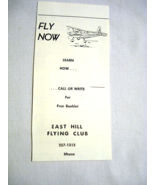 1972 Ad East Hill Flying Club, Ithaca, N.Y. Fly Now... Learn How - €7,75 EUR