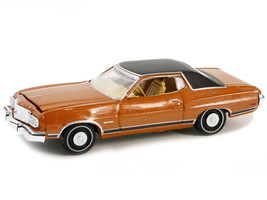 1973 Ford Gran Torino Copper Metallic with Black Vinyl Top &quot;Vintage Ad C... - $22.79