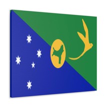 Christmas Island Country Flag Canvas Vibrant Wall Art Unframed Home Decor - £59.35 GBP+
