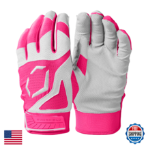 EvoShield SRZ-1 Adult Batting Gloves - Hot Pink, Large - $42.92