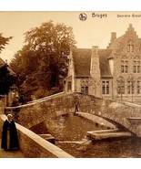 Behind The Gruuthouse Belgian Woman Belgium Gravure 1910s Postcard PCBG12A - $371.27 MXN