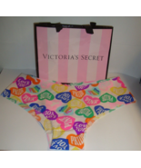 VICTORIA&#39;S SECRET PINK NO SHOW CHEEKSTER PANTY PRIDE COLLECTION MULTI HE... - $247.58 MXN