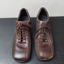 Donald J. Pliner Oxford Dress Men’s Shoes - Brown Leather &amp; Suede Lace Size 11.5 - £28.74 GBP