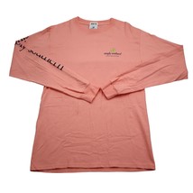 Simply Southern Shirt Womens Small Peach Seas The Day Beach Long Sleeve Fish Tee - £15.18 GBP