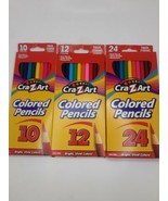 Cra-Z-Art Colored Pencils - 10, 12, and 24 Count Packs - $278.18 MXN