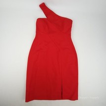 Women’s Ralph Lauren Size 6 Red One Shoulder Evening Dress - £35.68 GBP