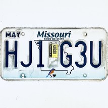 2019 United States Missouri Bluebird Passenger License Plate HJ1 G3U - €12,11 EUR
