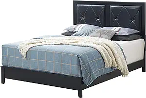 Glory Furniture Primo Queen Panel Bed in Black - $470.99