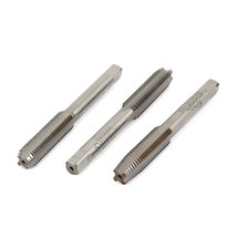 uxcell M8x1.25mm Straight 4 Flutes Metric Bottoming Taper Hand Taps 3pcs - $16.99