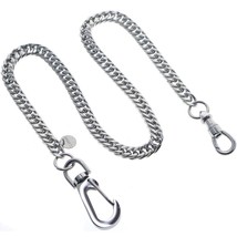 Stainless Steel Pocket Watch Chain Albert Chain Swivel Albert Clasp FCS81 - £18.38 GBP