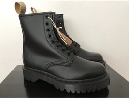  Dr Martens 1460 Bex Mono Vegan Leather Lace-up Boots Black Mens 10 Womans 11  - £82.47 GBP