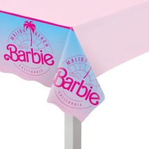 Barbie Malibu Plastic Table Cover Birthday Party Tableware Decorations S... - $7.95