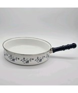 JOHANN HAVILAND Blue Garland 10in Metal Skillet Without Lid 1970&#39;s - $1,291.00 MXN