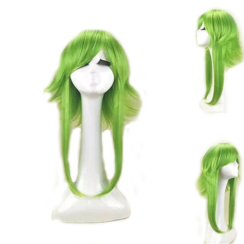 Hairjoy Women Vocaloid Gumi Cosplay Wig Green Heat Resistant Synthetic Hair - £19.61 GBP+