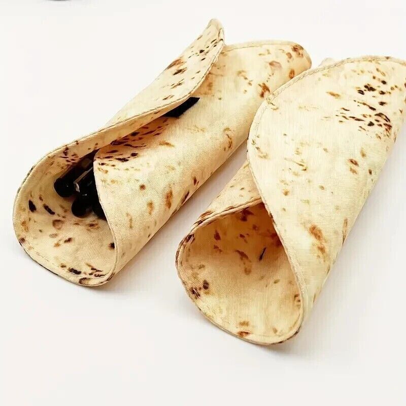 Funny Burrito Tortilla Pen Pencil Case bag Creative pancake Pouch US stock - $8.59