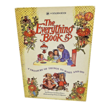 Vintage 1974 The Everything Book A Golden Book Hardcover Things to Make and Do - £13.31 GBP