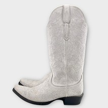 ARIAT Women&#39;s Sterling Western Boots - Crackled White Size 8.5 Leather C... - $153.84