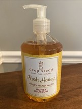 NEW Deep Steep Fresh Honey Blossom Hand Wash Golden Honey Liquid Soap 17.6 oz - £18.45 GBP
