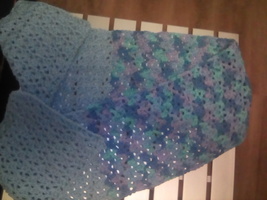 Handcrafted Crocheted Scarf - £32.05 GBP