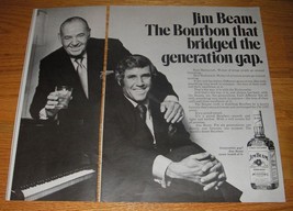 1971 Jim Beam Bourbon Ad - Burt Bacharach and Bert Bacharach - £14.55 GBP