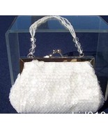 Cache Sequin Beaded Crystal Straps Purse Top New Metal Frame Event $58 NWT - $31.73 CAD