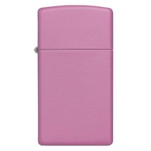 Zippo Windproof Lighter Pink Matte Slim - £37.27 GBP
