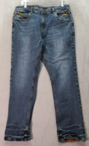 CCS Jeans Men&#39;s 32 Blue Denim Hurricane Flex Medium Wash Flat Front Stra... - £18.20 GBP