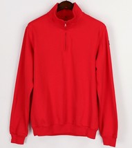 Paul Shark Yachting 1/4 Knit Pullover Sweater Mens Large Red Jumper Cott... - £39.90 GBP