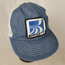 vintage trucker hat Bartlett snapback cap farmer Swingster USA - $29.99
