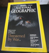 National Geographic - Mountain Gorillas of Africa Cover - October 1995 - £4.74 GBP