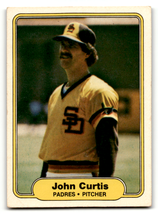 1982 Fleer #569 John Curtis EX/NM Padres ID:60769 - $1.67