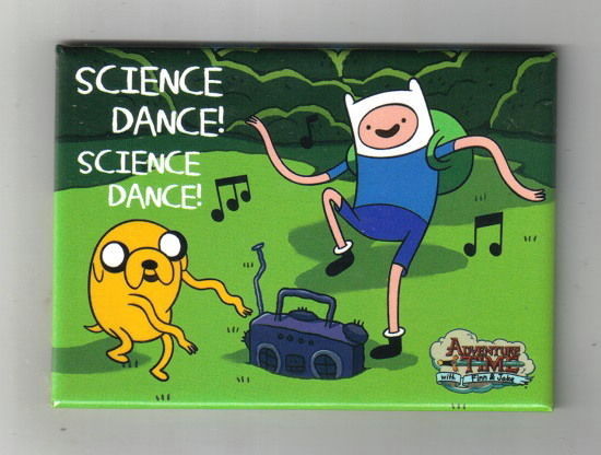 Adventure Time Finn and Jake Science Dance! Refrigerator Magnet, NEW UNUSED - $3.99