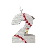Number Two Pinata, Baseball Themed Pinata for Second Birthday, Sports Bi... - $747.17 MXN