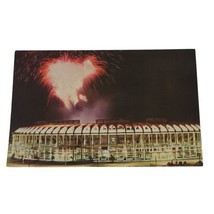 St. Louis Missouri Busch Stadium Postcard Fireworks Display Vintage Cardinals  - $1.91