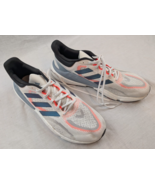 Adidas SolarBoost 5 Shoes Running Sneakers Crystal White/Grey/Red Sz 13 - $39.59