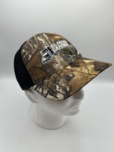 Real tree camouflage trucker hat adjustable logo Alabama carriers - £11.86 GBP