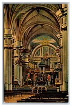 Interno De La Catedral Guadalajara Jalisco Messico Unp DB Cartolina - £13.16 GBP