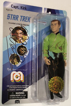 Mego Ex William Shatner &amp; Marty Abrams SIGNED Star Trek Dress Kirk Action Figure - £232.62 GBP