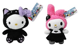 Hello Kitty &amp; Friends Halloween BUNDLE 8&quot; Melody Kitty Plush Sanrio New Tags - £18.91 GBP