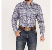 Wrangler Advanced Comfort Paisley Snap Shirt Size XL TALL - $1,056.45 MXN
