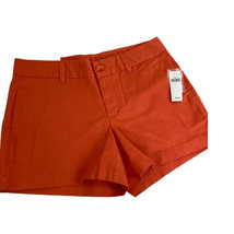 KHAKIS by GAP Womens Size 1 Shorts Orange 4&quot; inseam Classic Fit Stretch NEW $35 - £18.50 GBP