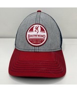 Browning Hunting Trucker SnapBack Hat Navy/Red - £11.51 GBP