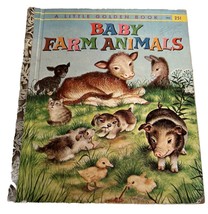 Vintage A Little Golden Book Baby Farm Animals 200-56 1958 #464 &quot;D&quot; Copy - £6.33 GBP