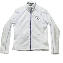Womens Light Jacket Salomon ACTI-THERM White Soft Shell Running Size Small - £17.68 GBP