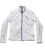 Womens Light Jacket SALOMON ACTI-THERM White Soft Shell Running Size Small - £17.82 GBP