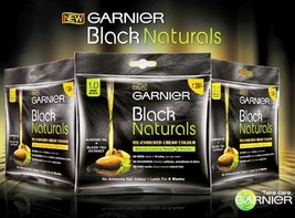 Garnier Black Naturals Oil Enriched Cream Colour Cream Hair Colour No Ammonia - £4.18 GBP+