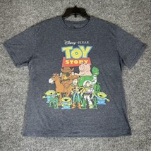 Disney Pixar Toy Story T Shirt Mens Large Grey Woody Short Sleeve Adult - £8.12 GBP