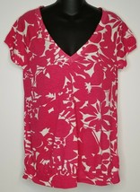 American Eagle Outfitters Shirt Womens Sz Large NEW Pink Floral Top Shor... - £15.57 GBP