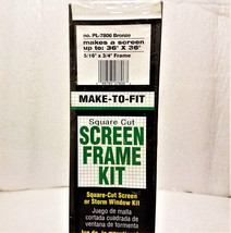 2 Pkgs - Prime-Line PL 7806 Screen Frame Kit, 5/16&quot; x 3/4&quot; x 36&quot; Bronze ... - $40.99