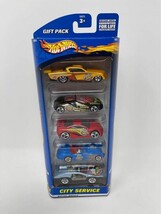 Vintage 2000 Hot Wheels City Service 5 Car Gift Pack #50078 1/64 Scale - $17.54